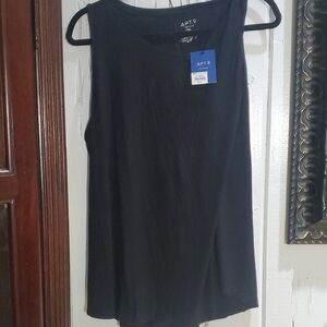 Apt. 9 Women's Black Sleeveless Top